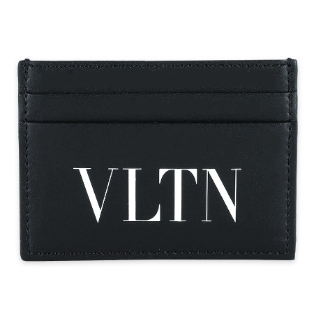 24 S/S 발렌티노 VLTN 로고 프린팅 카드지갑(블랙) 4Y2P0448LVN 0NI